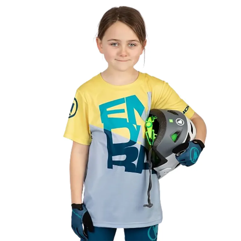 Endura Kids SingleTrack Core Tee Blueberry-2